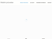 Tablet Screenshot of mobilnipruvodce.cz